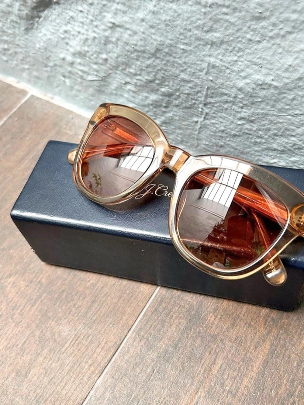 J.Crew Brown Oversized Sunglasses